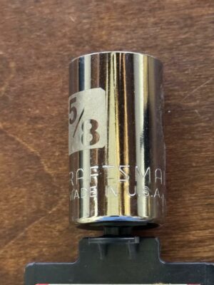 Craftsman 5/8 in. Easy Read Socket 12 pt. STD, 1/2 in. drive 9-34043 MADE IN USA - Image 2