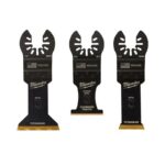 Milwaukee Universal Fit Open-Lok Carbide Multi-Tool Oscillating Blade Set Extreme Metal 3 pk