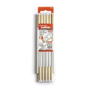 Lufkin 72 in. L X 5/8 in. W Wood Rule SAE 066FN - Image 4