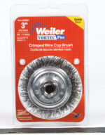 Weiler Vortec Pro 3 in. D X 5/8-11 in. Crimped Wire Cup Brush 14000 rpm