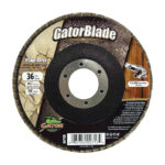 Gator 4-1/2 in. D X 7/8 in. Zirconia Aluminum Oxide Flap Disc 36 Grit