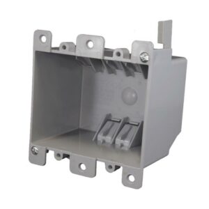 Cantex Work Ez Box 25 Cu In 3"X4"X2-3/4" 2 Gang EZ25DO