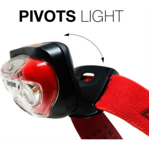 Energizer Vision HD Headlamp 300 lm Red LED Headlight AAA Battery HDB32E - Image 3