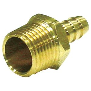 Brass 3/8 in. D X 3/8 in. D Adapter