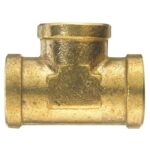 ATC 1/8 in. FPT 1/8 in. D FPT Brass Tee
