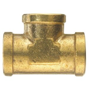 ATC 1/8 in. FPT 1/8 in. D FPT Brass Tee