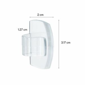 3M Command Small Plastic Light Clips 1.25 in. L 16 pk 17017CLR-AWES - Image 6
