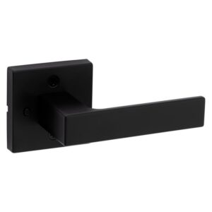 Kwikset Singapore Matte Black Privacy Lever Right or Left Handed