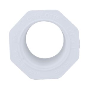 Charlotte Pipe Schedule 40 1-1/4 in. Spigot X 1 in. D FPT PVC Reducing Bushing - Image 2