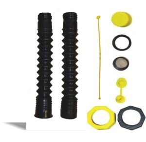 EZ-Pour Hi-Flo Plastic Flexible Replacement Spout and Vent Kit 30051 - Image 2