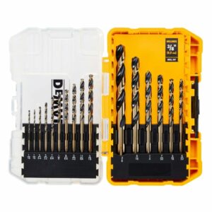 DeWalt Black & Gold High Speed Steel Drill Bit Set 3-Flat Shank 16 pc DW1176 - Image 6