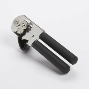 OXO Good Grips Chrome Black/Silver Rubber/Stainless Steel Manual Can Opener - Image 9