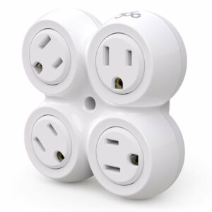 360 Electrical Grounded 4 outlets Outlet Tap Surge Protection 1 pk