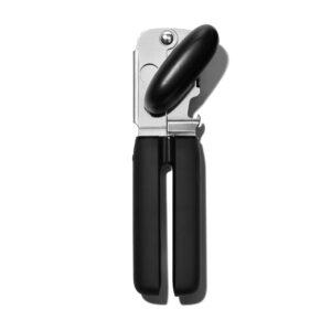 OXO Good Grips Chrome Black/Silver Rubber/Stainless Steel Manual Can Opener