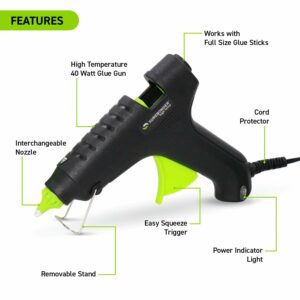 Surebonder 40 W High Temperature Glue Gun 120 V H-270 - Image 2
