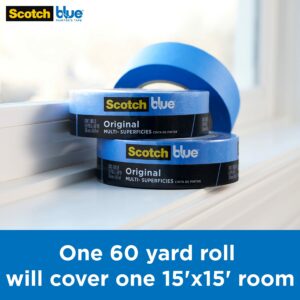 ScotchBlue 1.41 in. W X 60 yd L Blue Medium Strength Original Painter's Tape - Image 8