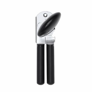 OXO Good Grips Chrome Black/Silver Rubber/Stainless Steel Manual Can Opener - Image 7