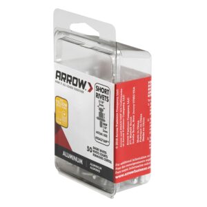 Arrow 3/16 in. D X 1/8 in. Aluminum Short Rivets Silver 50 pk RSA3/16IP - Image 3