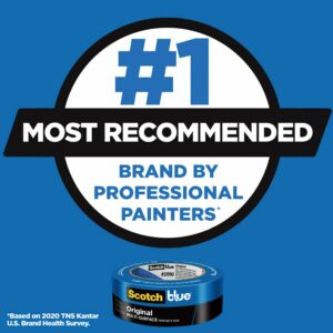 ScotchBlue 0.70 in. W X 60 yd L Blue Medium Strength Original Painter's Tape - Image 7