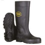 Boss Unisex PVC Boots Black Waterproof Size 11