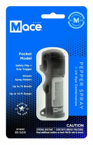 Mace Pocket Black Aluminum/Plastic Pepper Spray 80745 - Image 2