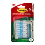 3M Command Small Plastic Light Clips 1.25 in. L 16 pk 17017CLR-AWES