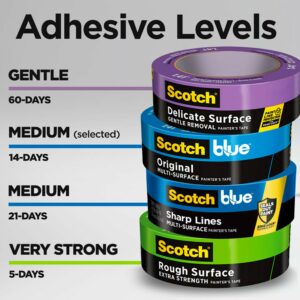 ScotchBlue 0.94 in. W X 60 yd L Blue Medium Strength Original Painter’s Tape - Image 4