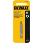 DeWalt Square Recess #1 X 2 in. L Power Screwdriver Bit Heat-Treated Steel