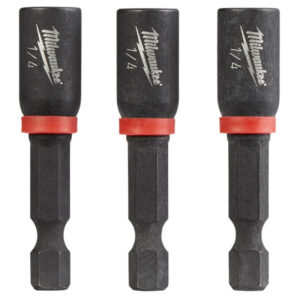 Milwaukee Shockwave 1/4 in. X 1-7/8 in. L Steel Nut Driver 3 pc