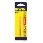 Irwin 9/64 in. X 2-7/8 in. L High Speed Steel Drill Bit Straight Shank 63909