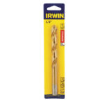 Irwin 1/2 in. X 6 in. L High Speed Steel Drill Bit Round Shank 1862936