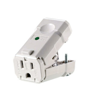 Leviton Commercial Nylon Straight Blade Python Connector 5-15R 18-10 AWG