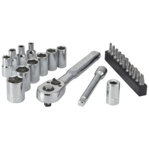 Craftsman 1/4 in. drive SAE 6 Point Mechanic's Tool Set 24 pc