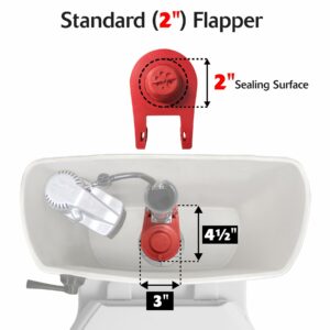 Korky QuietFILL Universal Toilet Fill Valve and Premium Flapper 818BP - Image 5