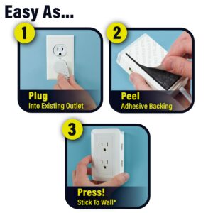 As Seen On TV Presto Plug Peel and Stick Outlet Extender - Image 7