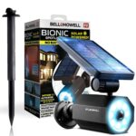 Bell & Howell Bionic Motion-Sensing Solar Powered LED Black Spotlight