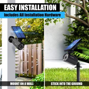 Bell & Howell Bionic Motion-Sensing Solar Powered LED Black Spotlight - Image 6