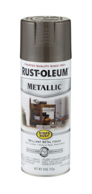 Rust-Oleum Stops Rust Dark Bronze Metallic Spray Paint 11 oz (Case of 6)