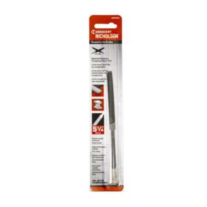 Nicholson 5-1/4 in. L X 1.8 in. W Tungsten Double Cut File - Image 2
