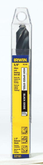 Irwin 5/8 in. X 6 in. L High Speed Steel Drill Bit Straight Shank