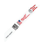 Milwaukee Double Duty Upgrade 6 in. Bi-Metal Thin Kerf Reciprocating Saw Blade 14 TPI 5 pk