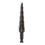Irwin Unibit 3/16 - 1/2 in. X 6 in. L High Speed Steel Step Drill Bit Square Shank