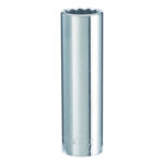 Craftsman 17 mm X 1/2 in. drive Metric 12 Point Deep Deep Socket