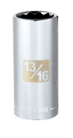 Craftsman 13/16 in. x 3/8 in. drive SAE 12 Point Deep Socket
