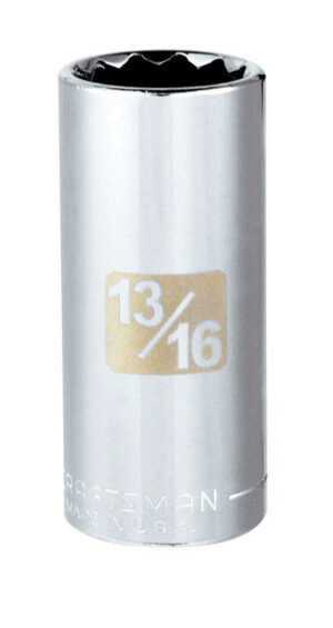 Craftsman 13/16 in. x 3/8 in. drive SAE 12 Point Deep Socket