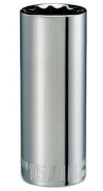 Craftsman 15/16 in. X 3/8 in. drive SAE 12 Point Deep Socket