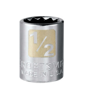 Craftsman 1/2 in. X 3/8 in. drive SAE 12 Point Standard Socket