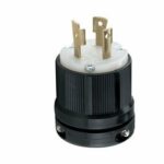 COOPER 30 amp 125V ac 16 to 12 AWG 2-Pole 3-Wire Nylon Safety Grip Plug