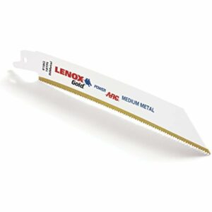Lenox Gold 6 in. Bi-Metal Reciprocating Saw Blade 18 TPI 5 pk - Image 3