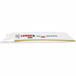 Lenox Gold 6 in. Bi-Metal Reciprocating Saw Blade 18 TPI 5 pk - Image 4